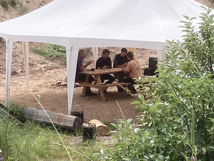 Folks having food