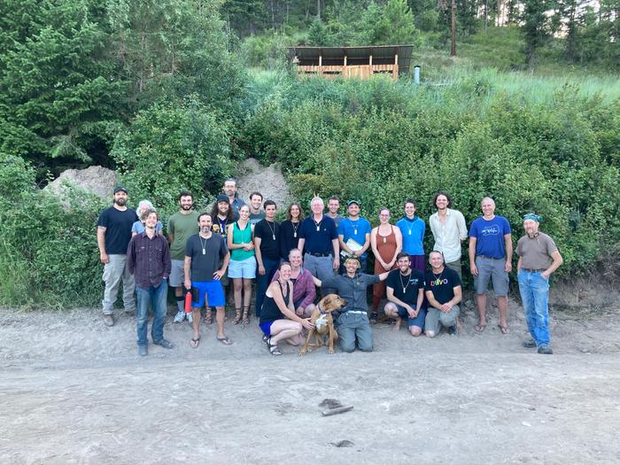 Attendees and boots