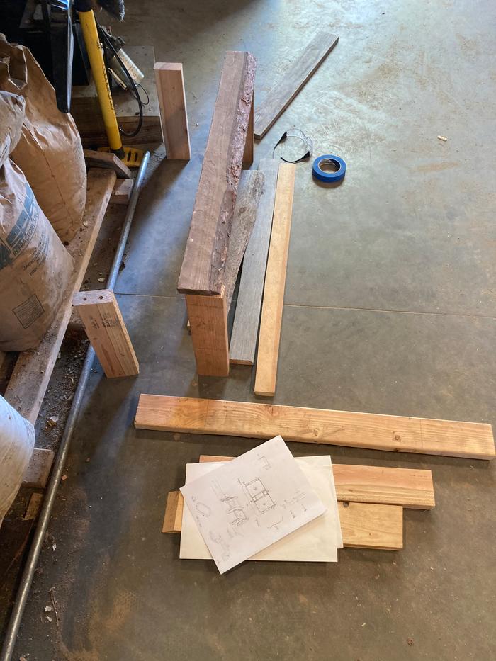 Someone is building a shelf