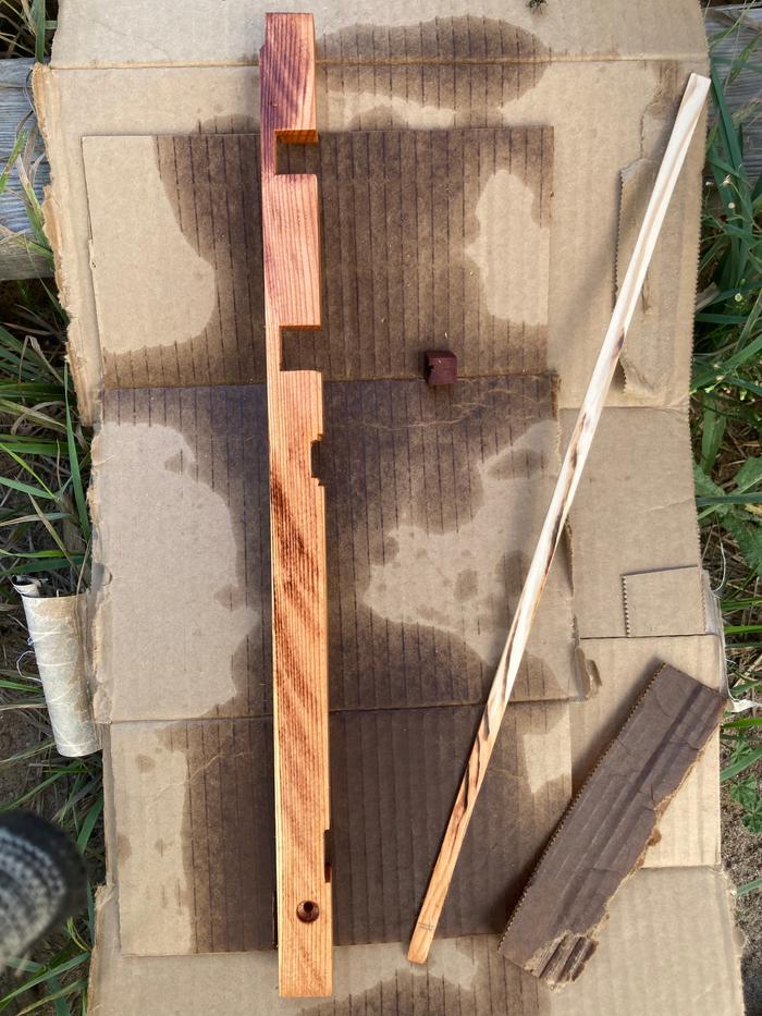 I built this to help the fridge drawer rail that broke.. once the tung oil is cured it’ll be coated with beeswax then installed