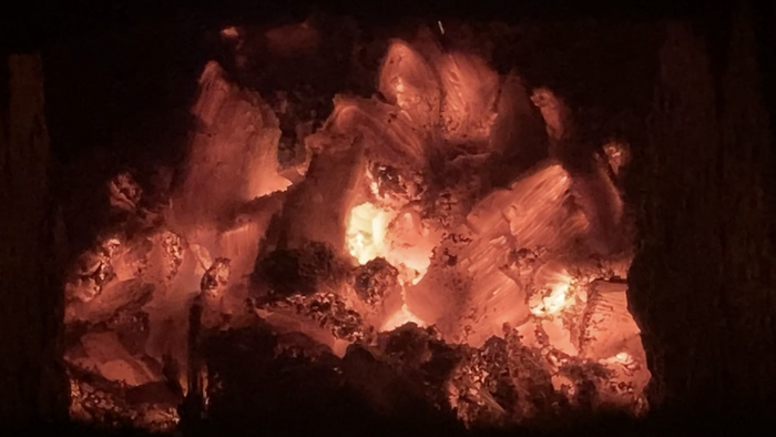 Embers from the night’s fire