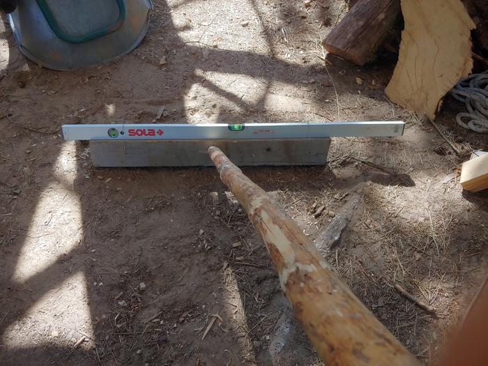 Ensured it was as level as possible