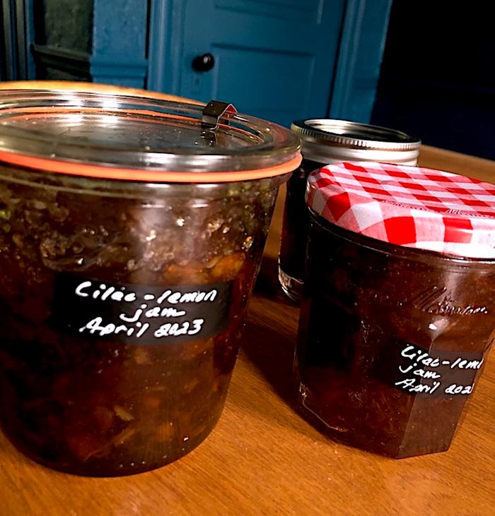 Jam in pots 