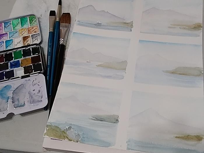 Learning watercolour