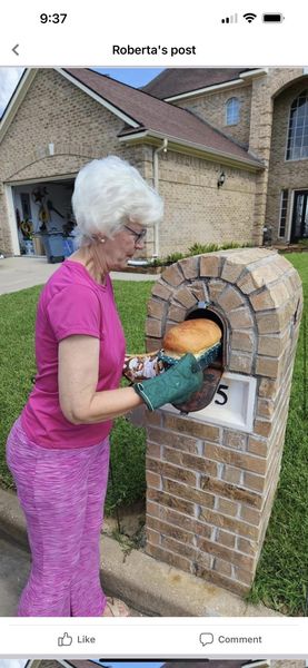 Cooking bread in mailbox