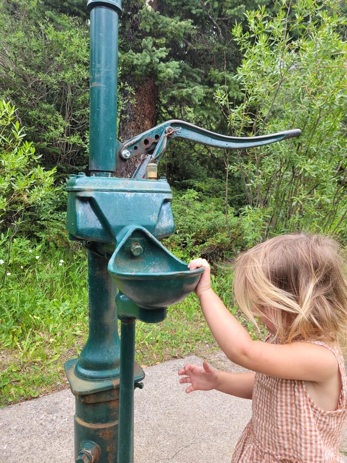 a manual water pump