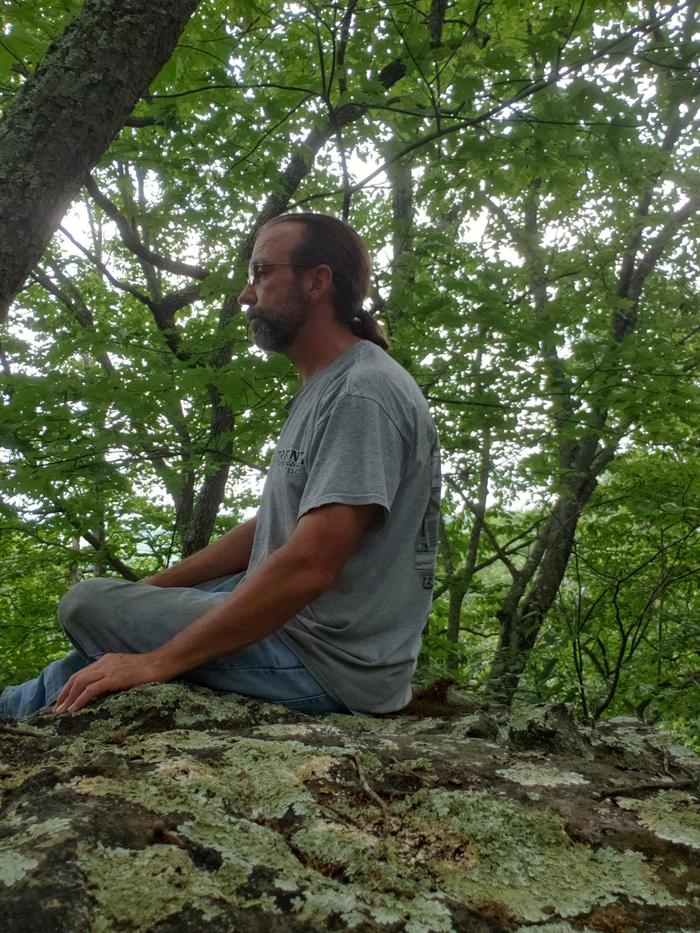 Me at one of my favorite spots on the property 