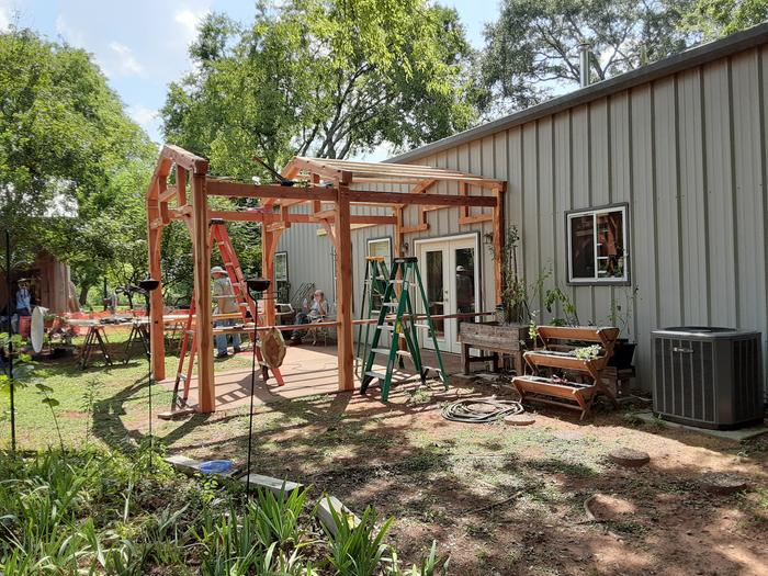 Patio cover Timber Frame 