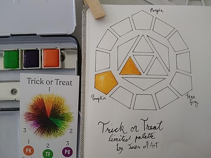 Playing with a tertiary colour palette