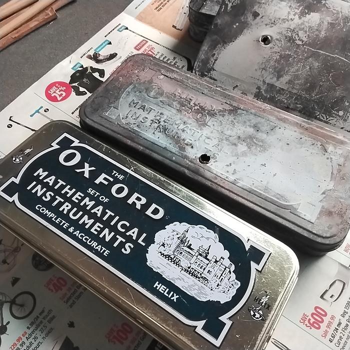 Small tins for home Charcoal making