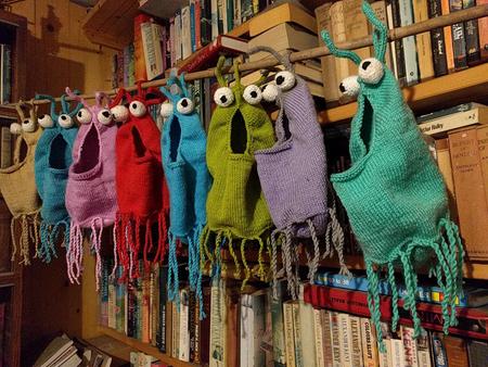 hand made yip yip knitting gift