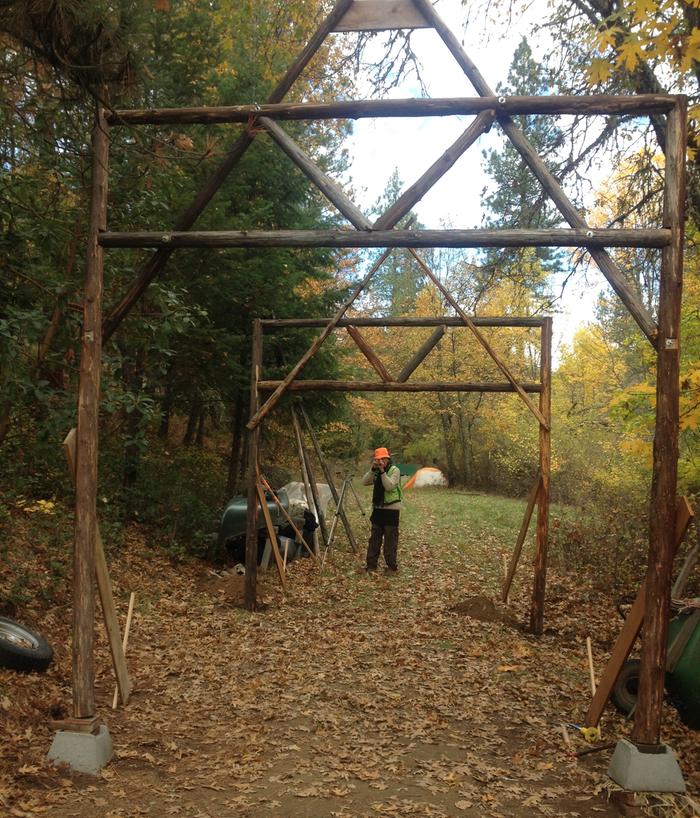 Round Wood Structure