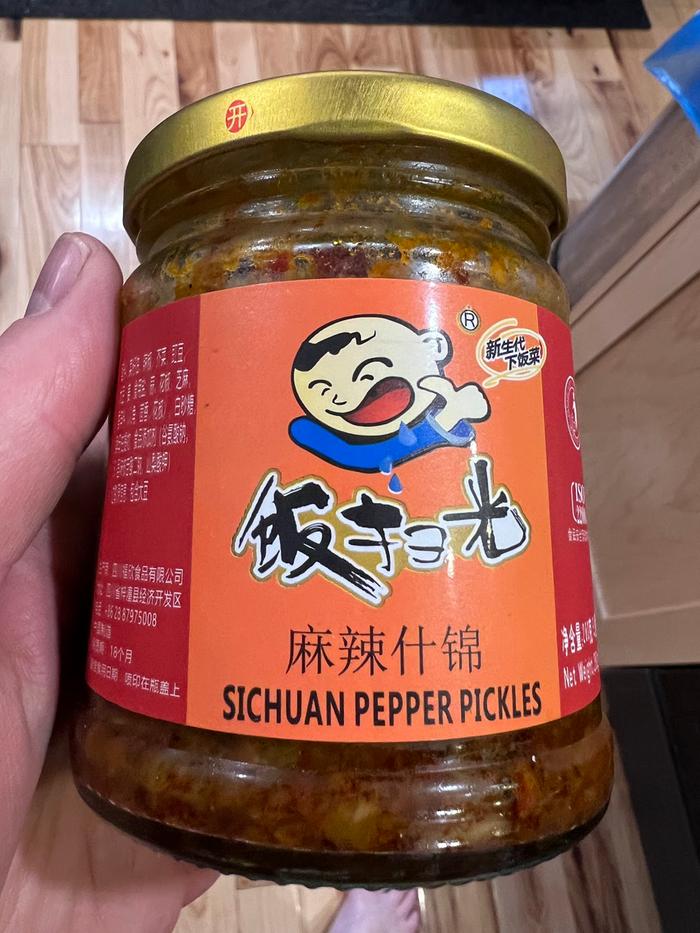 Sichuanese pepper Pickles vegan tofu egg marinade