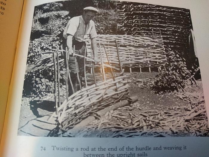split hazel hurdle making
