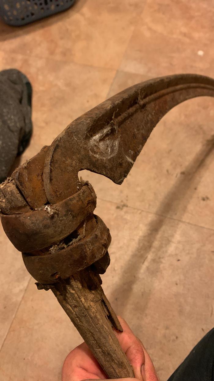 Rusty old scythe found in central Washington State