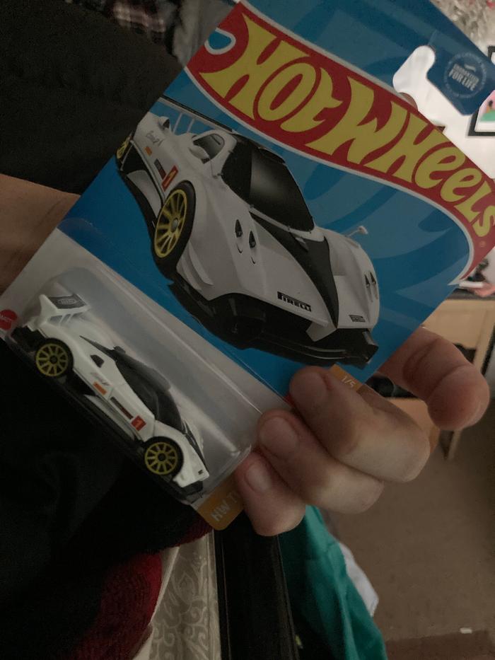 a hotwheels race car new in box