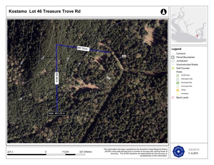 Aerial view of property for permaculture consultation with Paul Wheaton