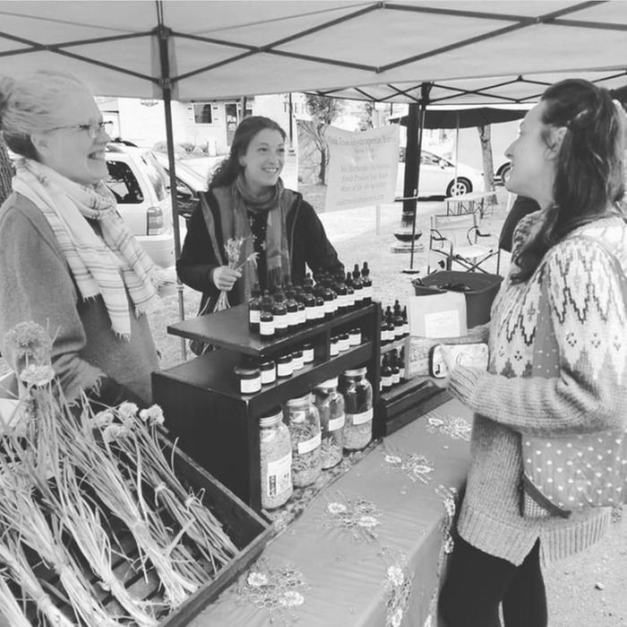 herbs and remedies at farmers market