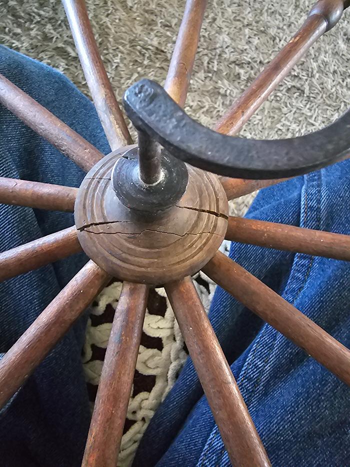 cracked wheel hub