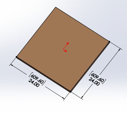 size of tile used. This made for a very level base. (important) 