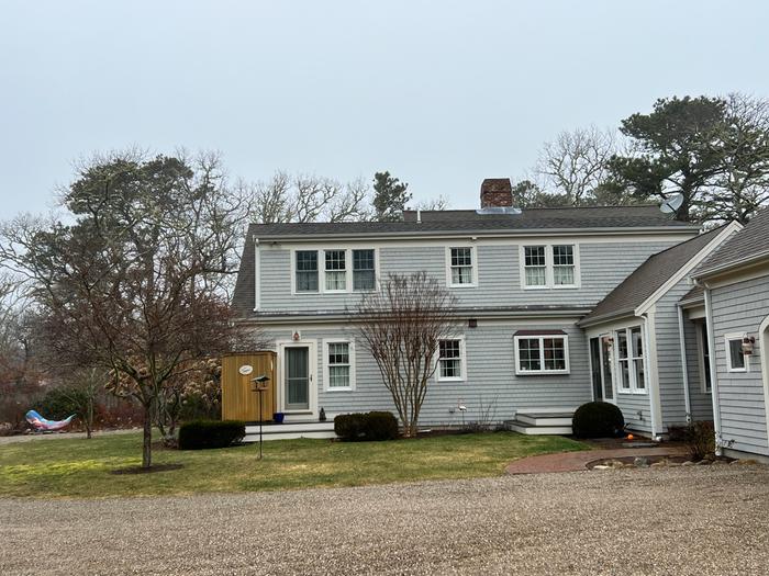 south/west facing side yard - most used and viewed from south