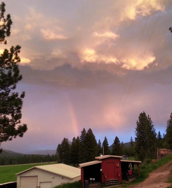 base camp dramatic sky