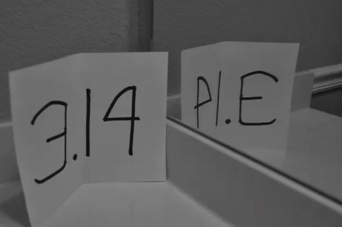 Pi mirrored is Pie!