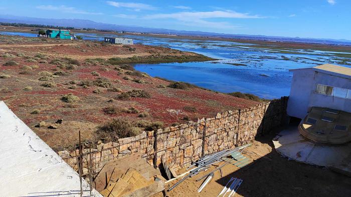 The View of the Ocean Estuary from the Building Site