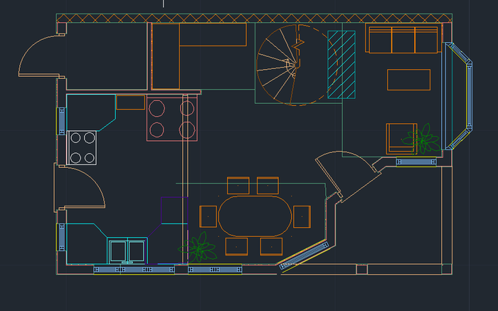 first floor plans. there's a second story of the same dimensions. 