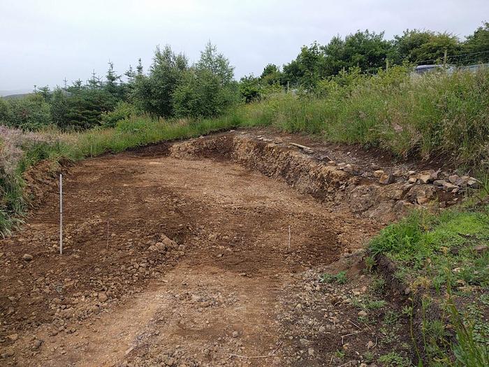 Site rock levelled