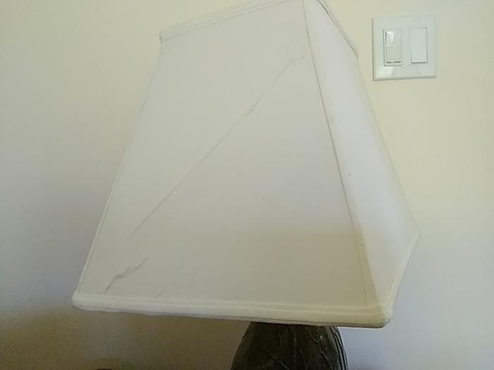 Torn lampshade