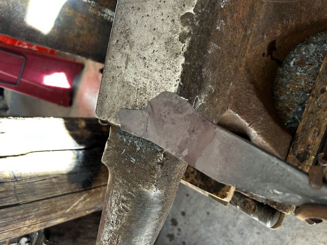 how to forge a kitchen knife