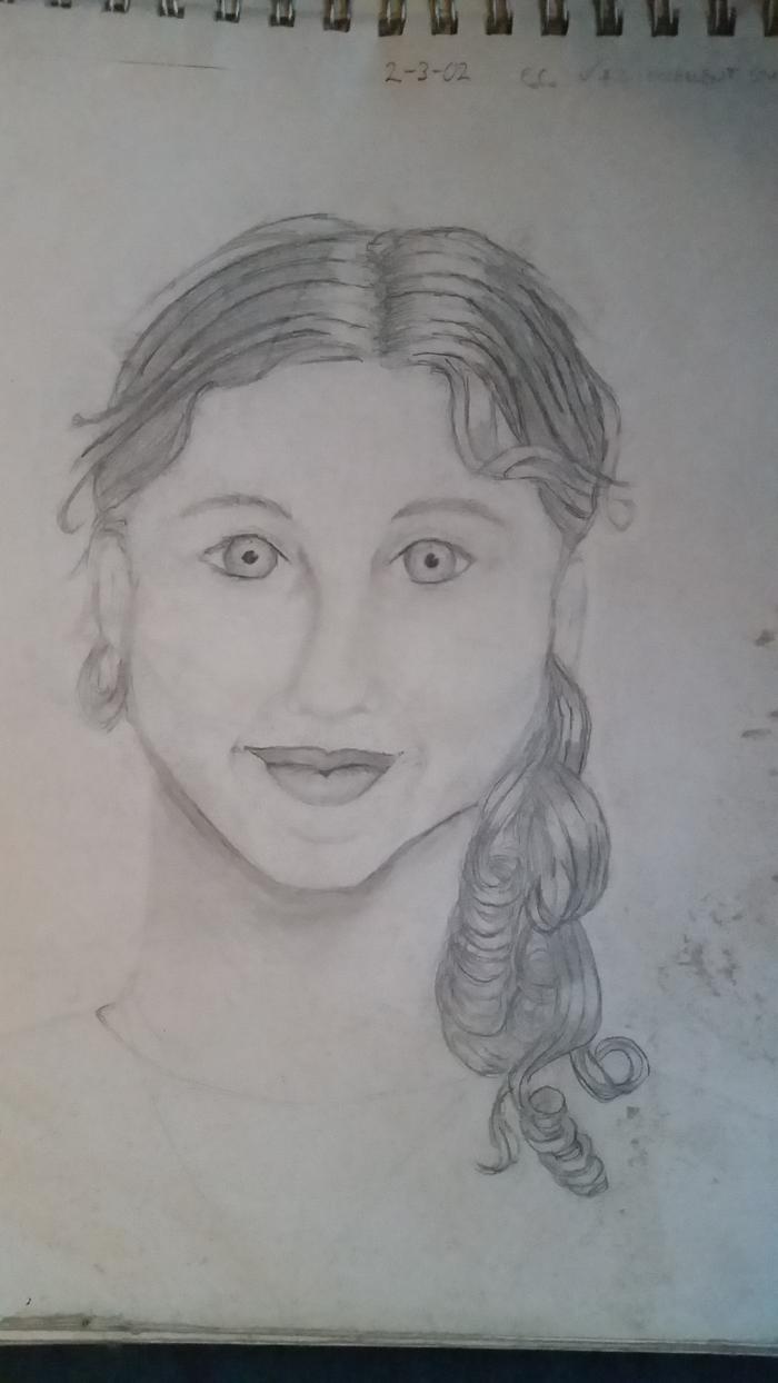 One of my earlier self-portraits. Doesn't look much like me at all! Granted, that was 22 years ago...