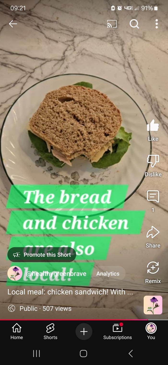 Chicken sandwhich