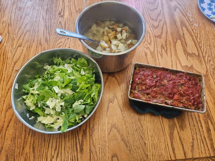 Meatloaf dinner