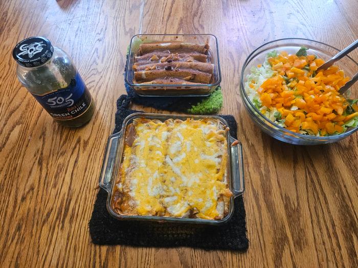 From scratch enchiladas