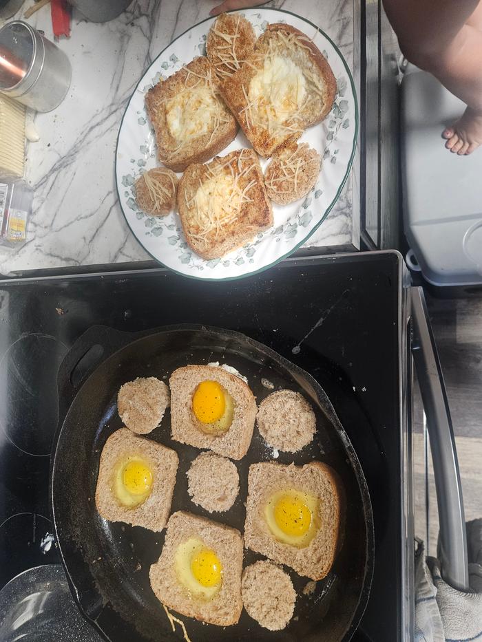 Toad in a hole breakfast