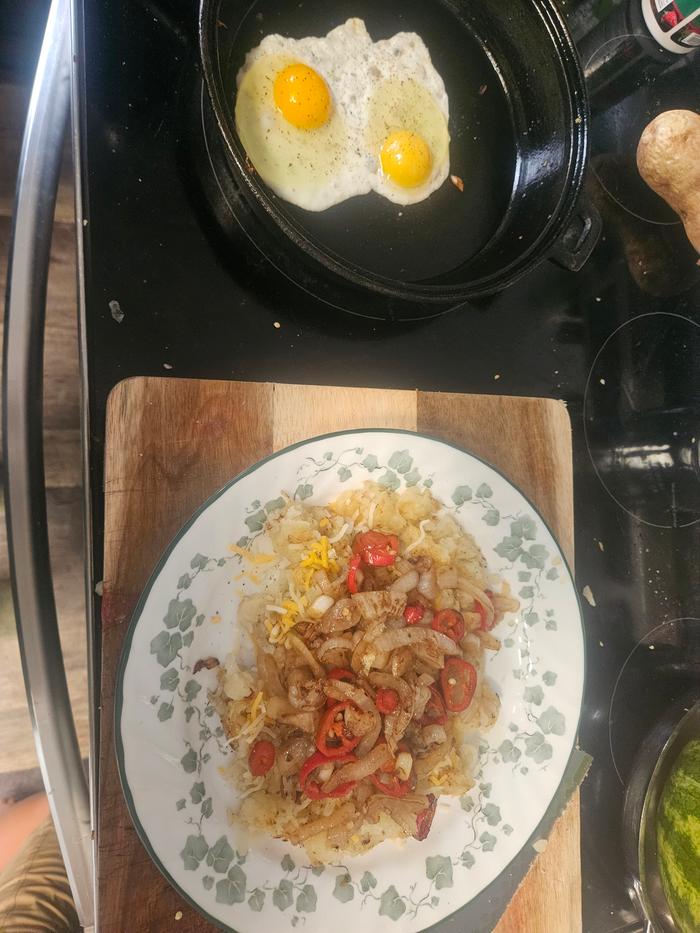 Eggs breakfast