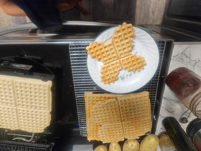 Butterfly waffle