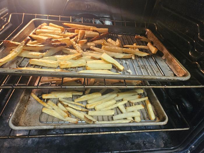 Oven full of fries