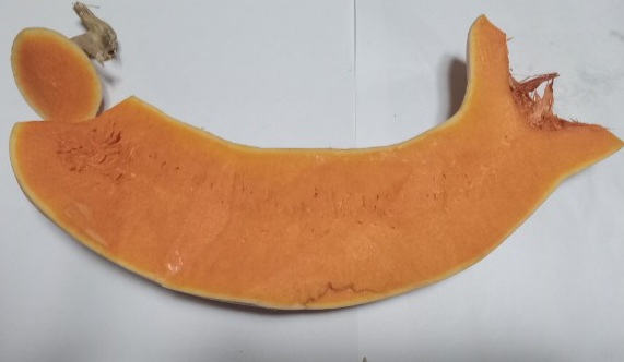 Butternut squash after 9 months in storage at rm mostly solid