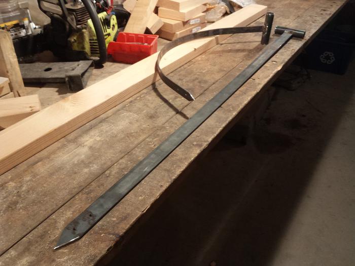 Two new bale needles, Excalliber and the Scimitar