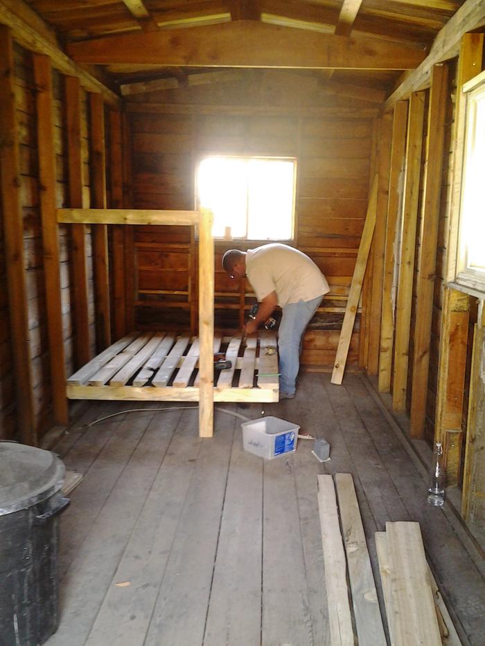 paul r. building bunks with r.j.