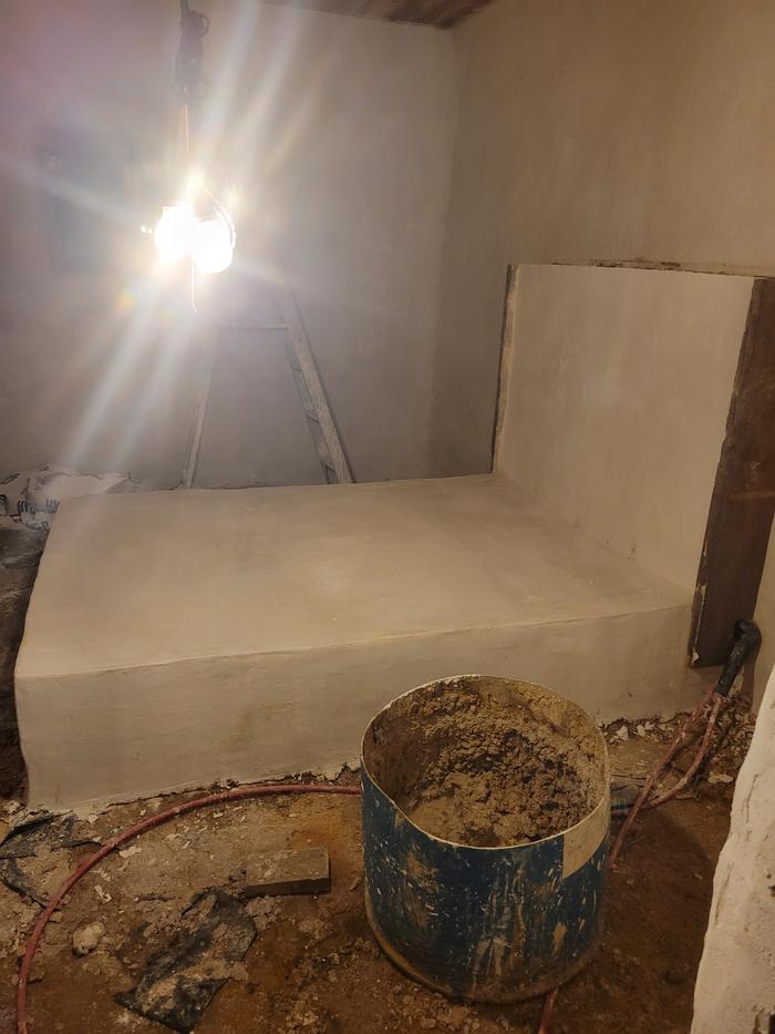 Radiant bed finished