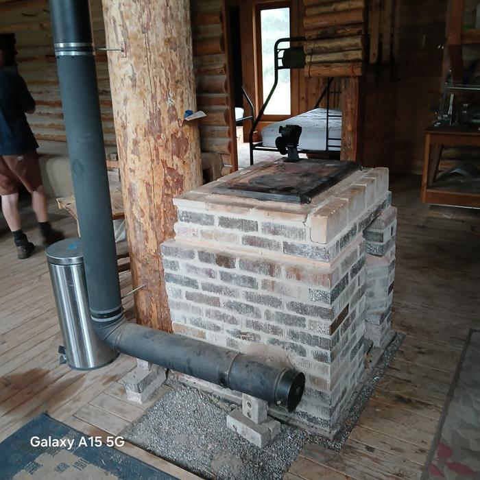 a rocket cooktop in cooper cabin