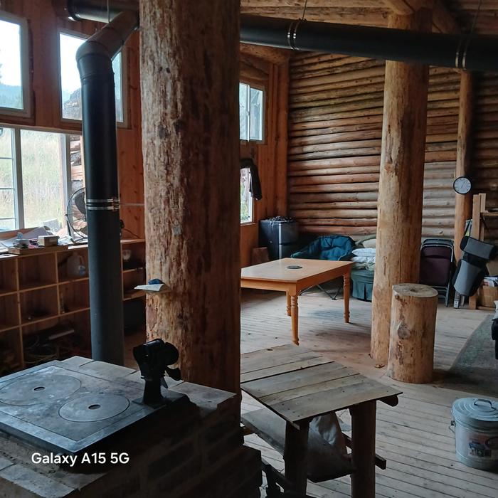 the living room area of cooper cabin