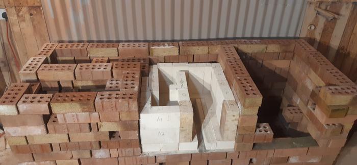 dry build brick rocket stove