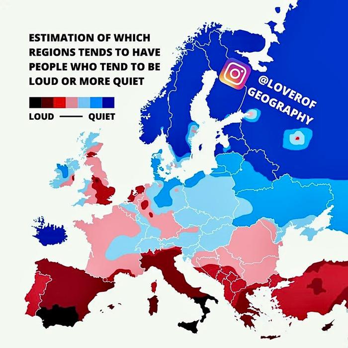 How loud are Europeans?