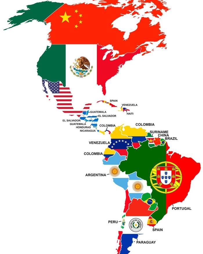 Most common foreigners in the Americas