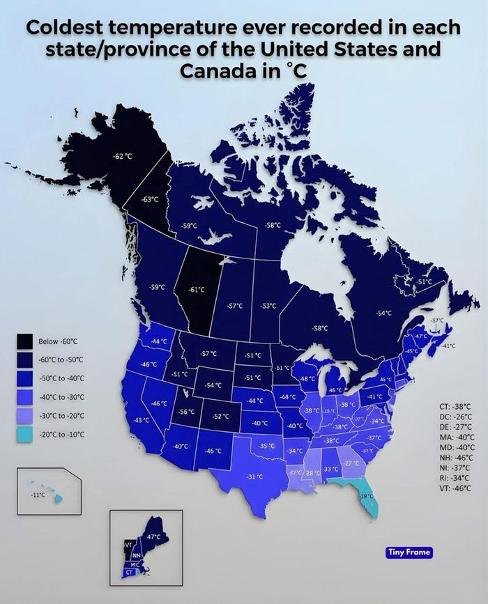 Even the warm south occasionally gets cold!